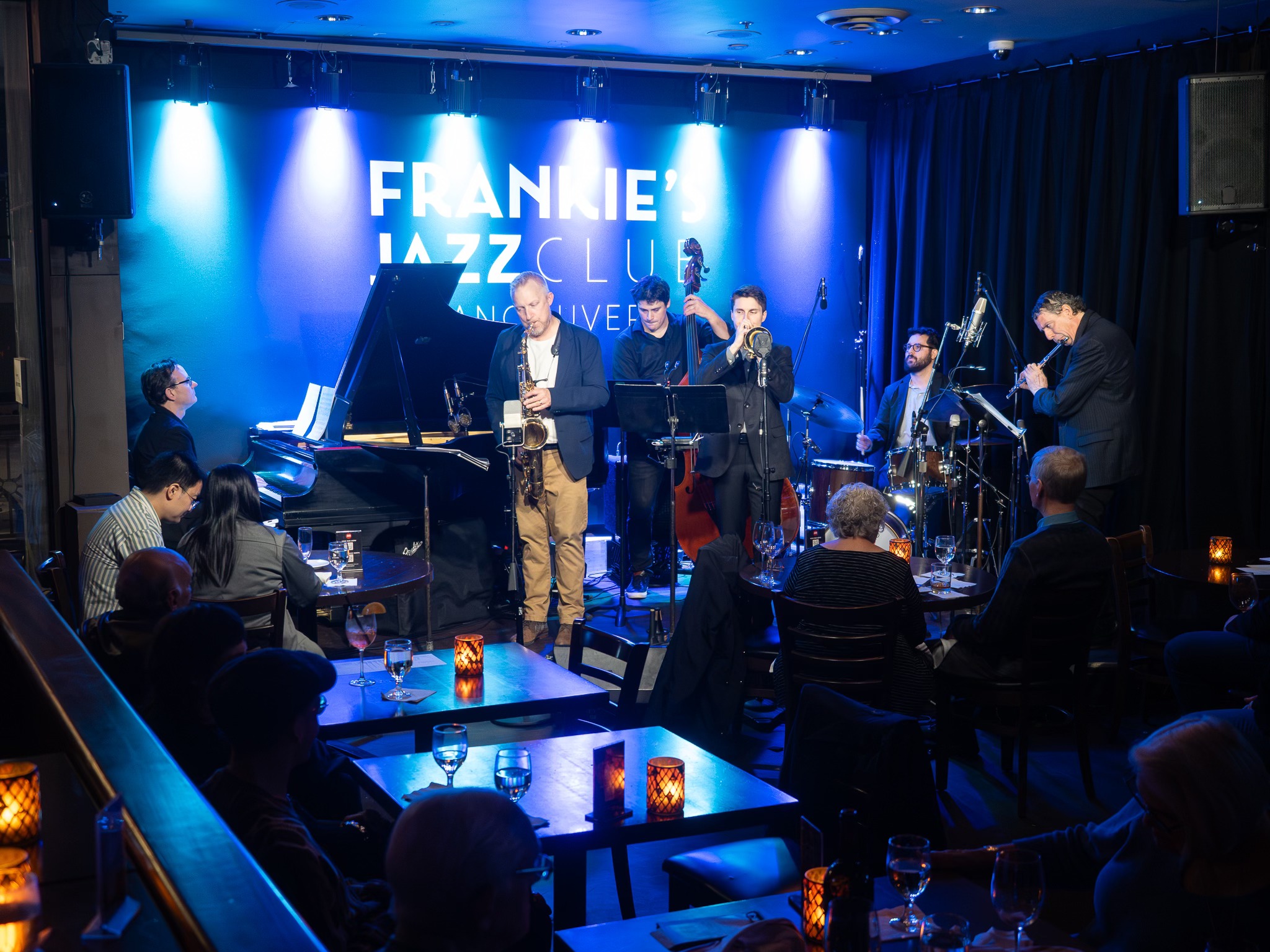 Frankies Jazz Club - Sept 2025 with Tilden Webb, Michael Palazzolo, Nicholas Bracewell, Julian Borkowski and Cory Weeds
